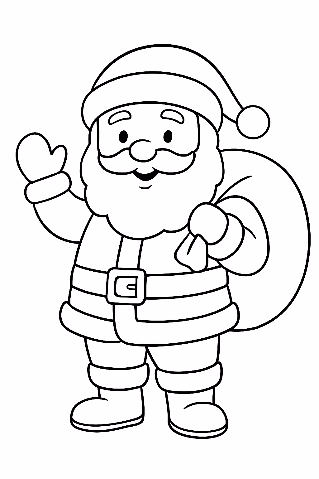 Natal para colorir — desenho para imprimir