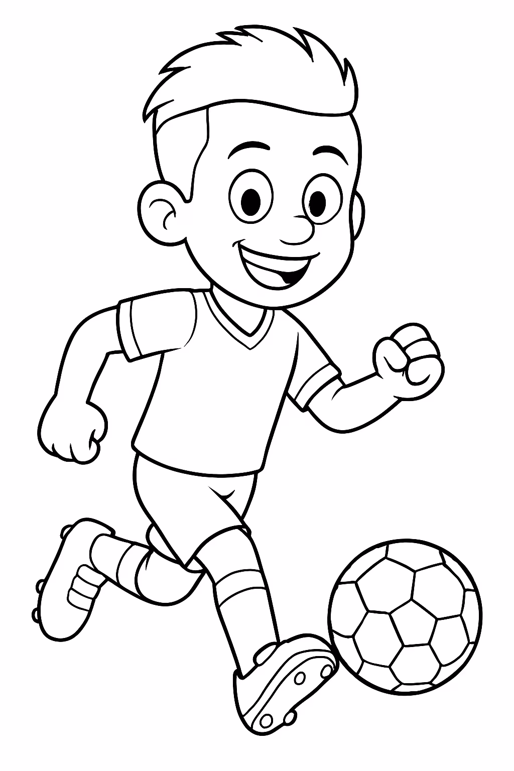 Neymar para colorir — desenho para imprimir