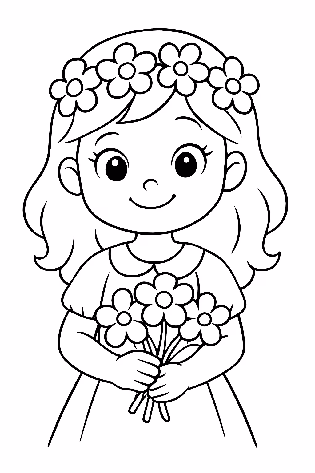 Nome cila ou cecilia com flores para colorir — desenho para imprimir