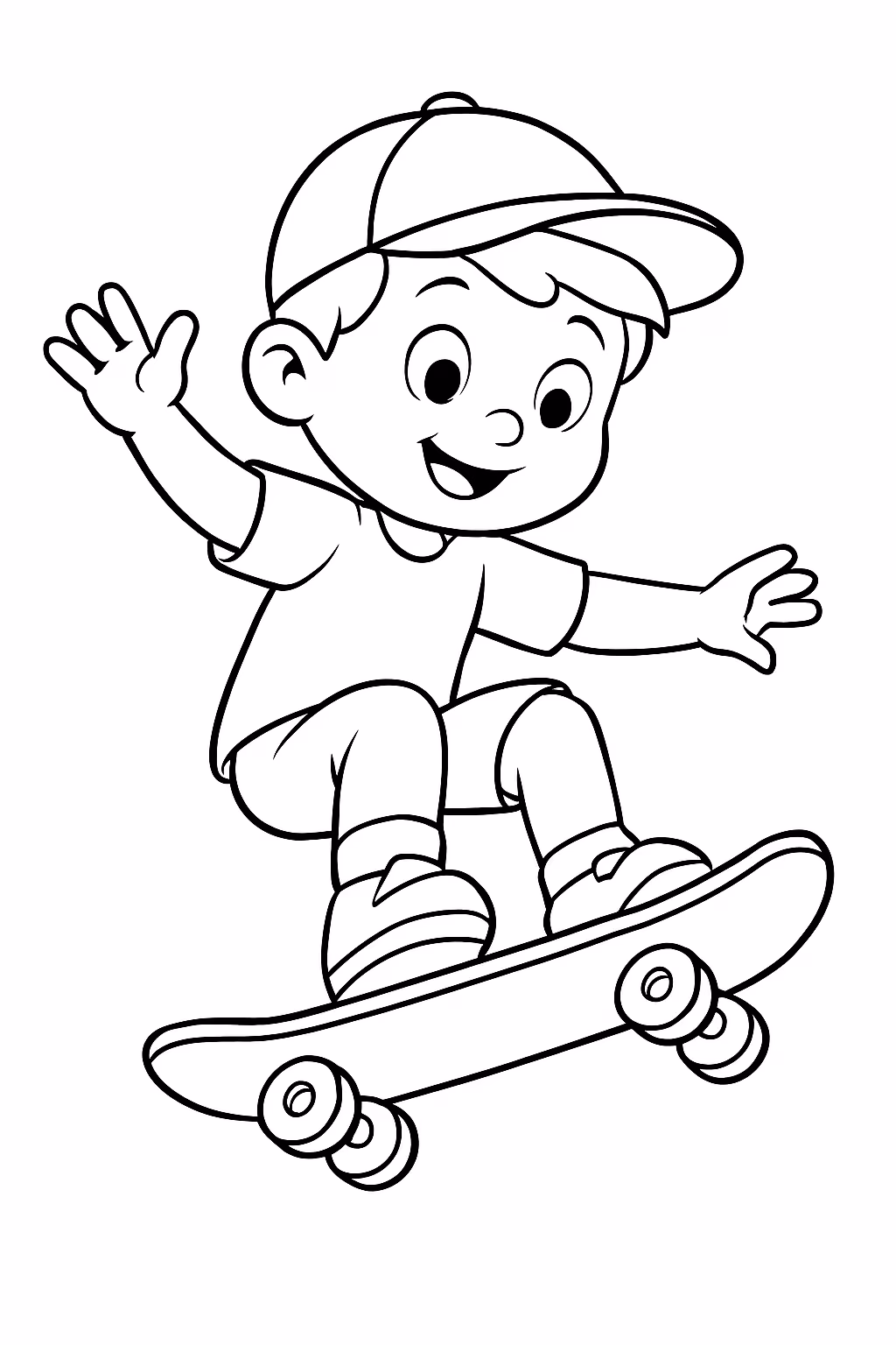 Ollie para colorir — desenho para imprimir
