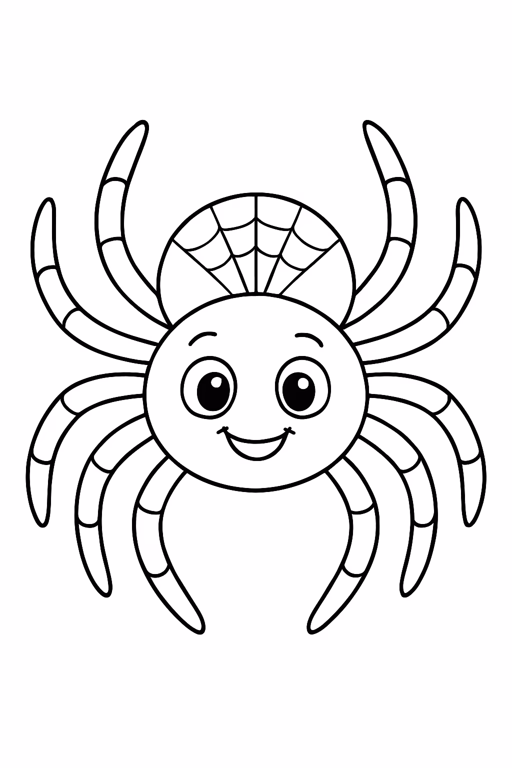 Omen aranha para colorir — desenho para imprimir