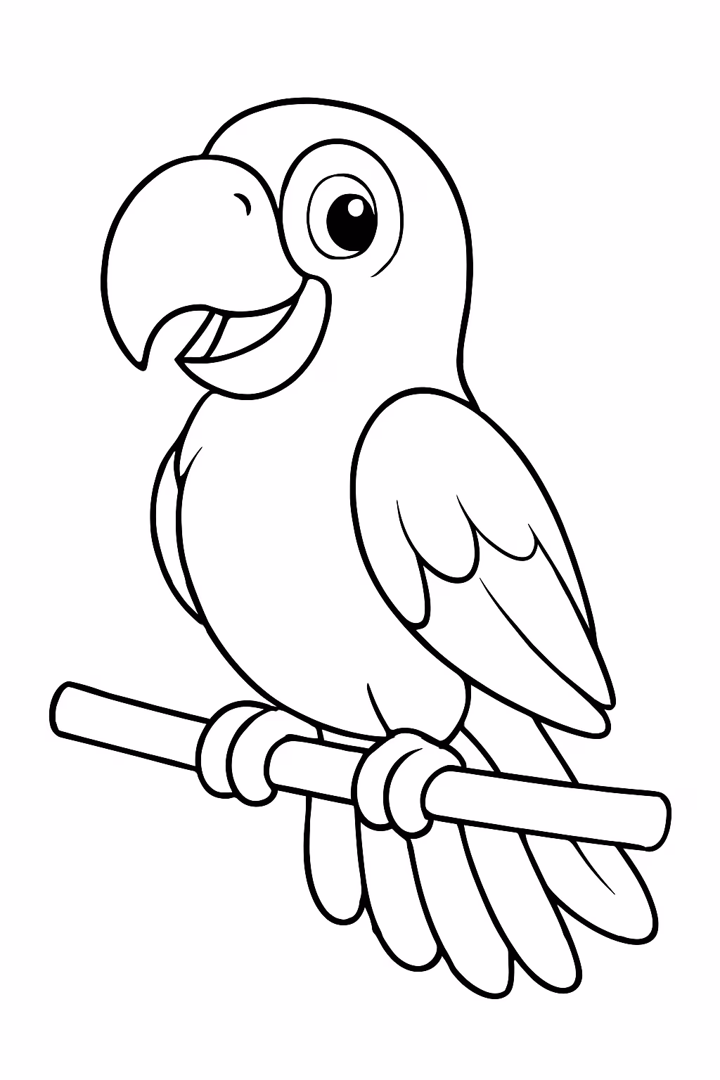 Papai para colorir — desenho para imprimir