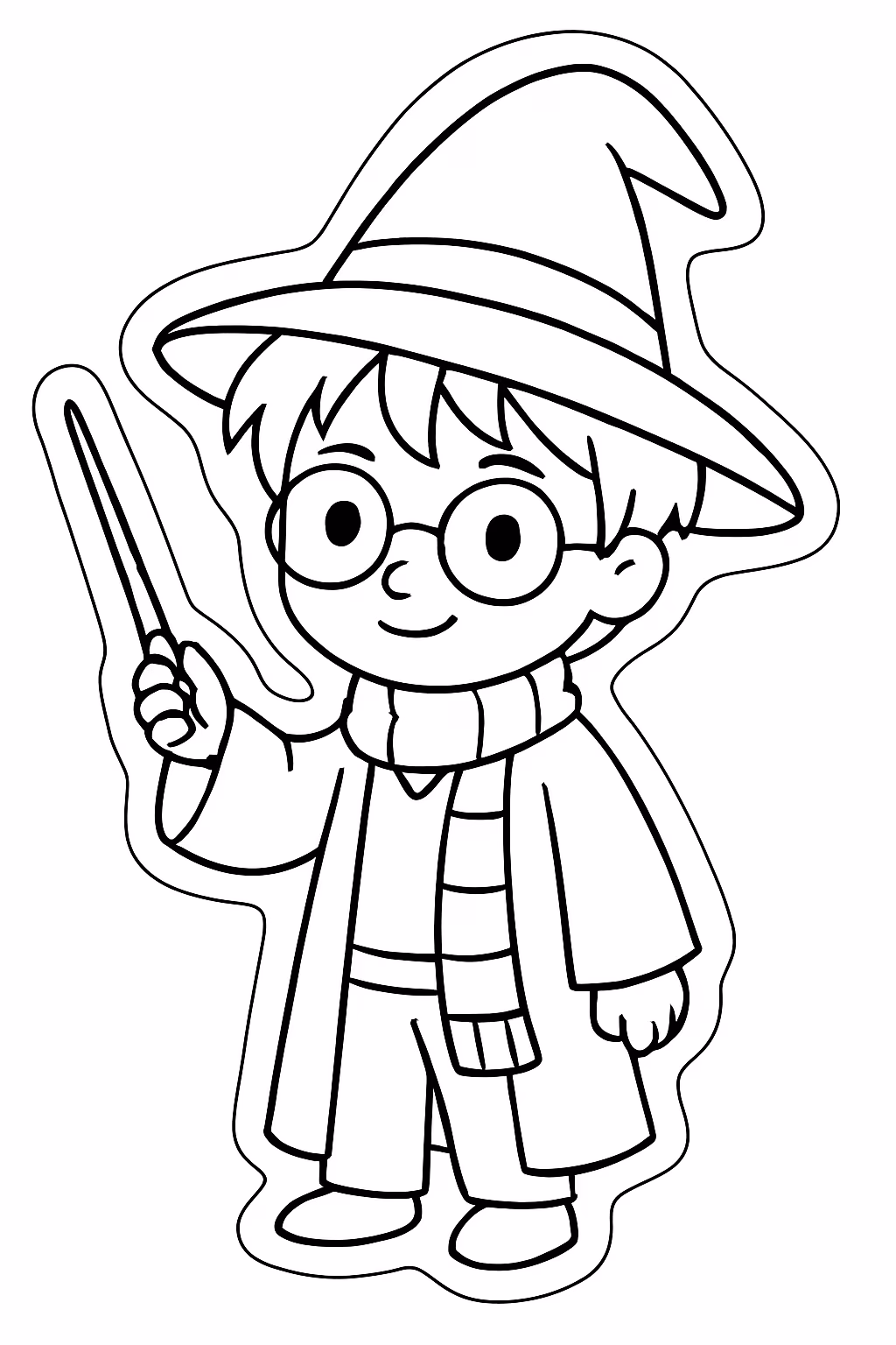 Papel recorta do harry potter igual papel duck colorido para colorir — desenho para imprimir