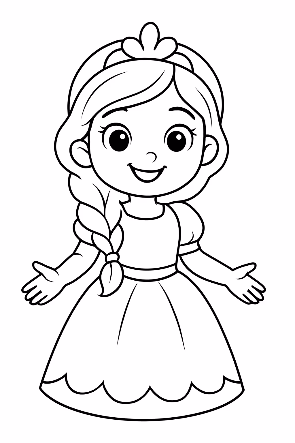 Paper sophia para colorir — desenho para imprimir
