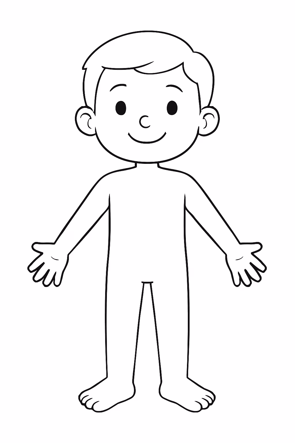 Partes do corpo humando e o que e para colorir — desenho para imprimir
