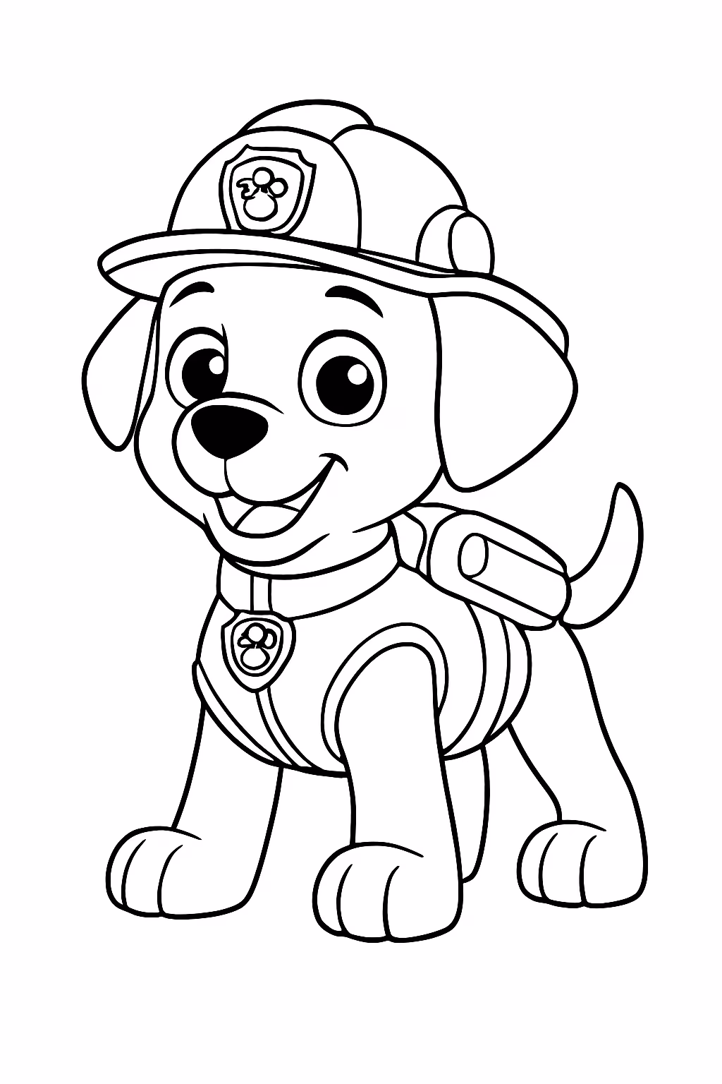 Patrulha pet para colorir — desenho para imprimir