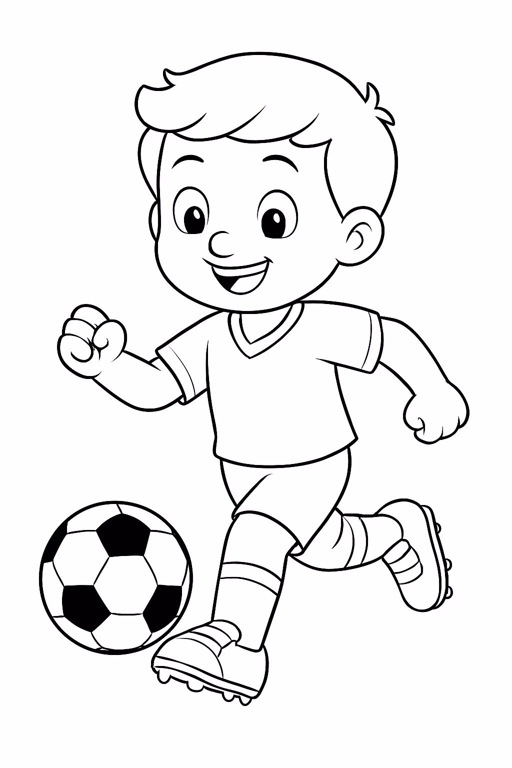Penaldo para colorir — desenho para imprimir