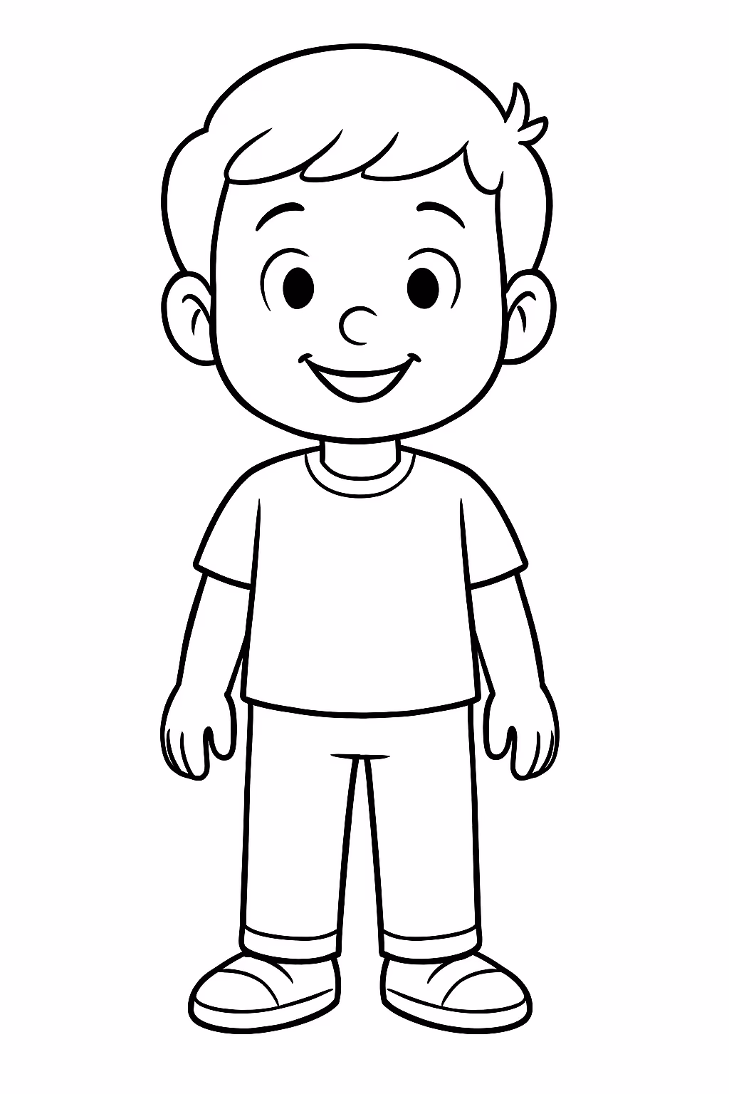 Pessoa para colorir — desenho para imprimir