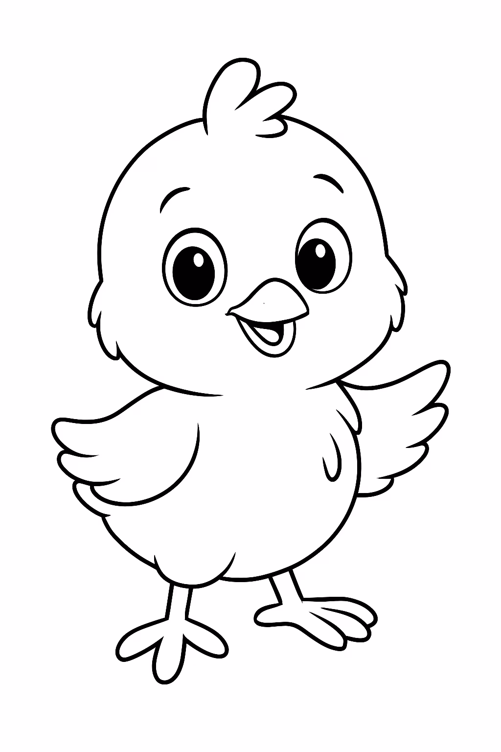 Pintinho d bobbie goods para colorir — desenho para imprimir