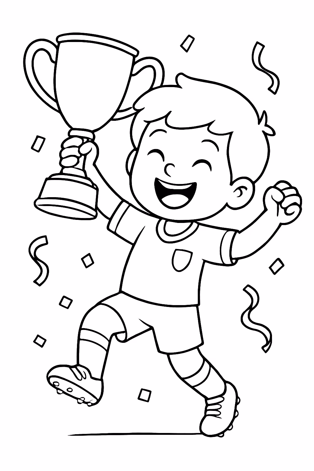 Portugal a ser campeao do mundo festejo para colorir — desenho para imprimir