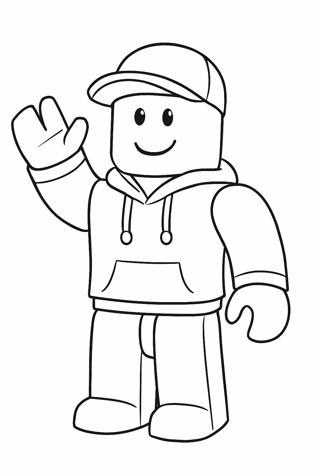 Roblox para colorir — desenho para imprimir