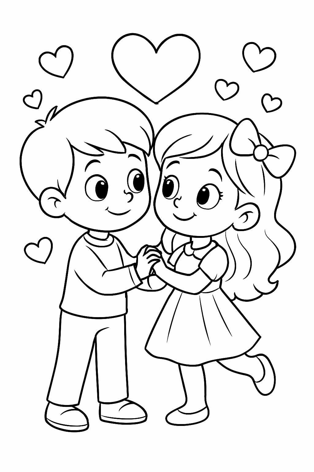 Romantico para colorir — desenho para imprimir