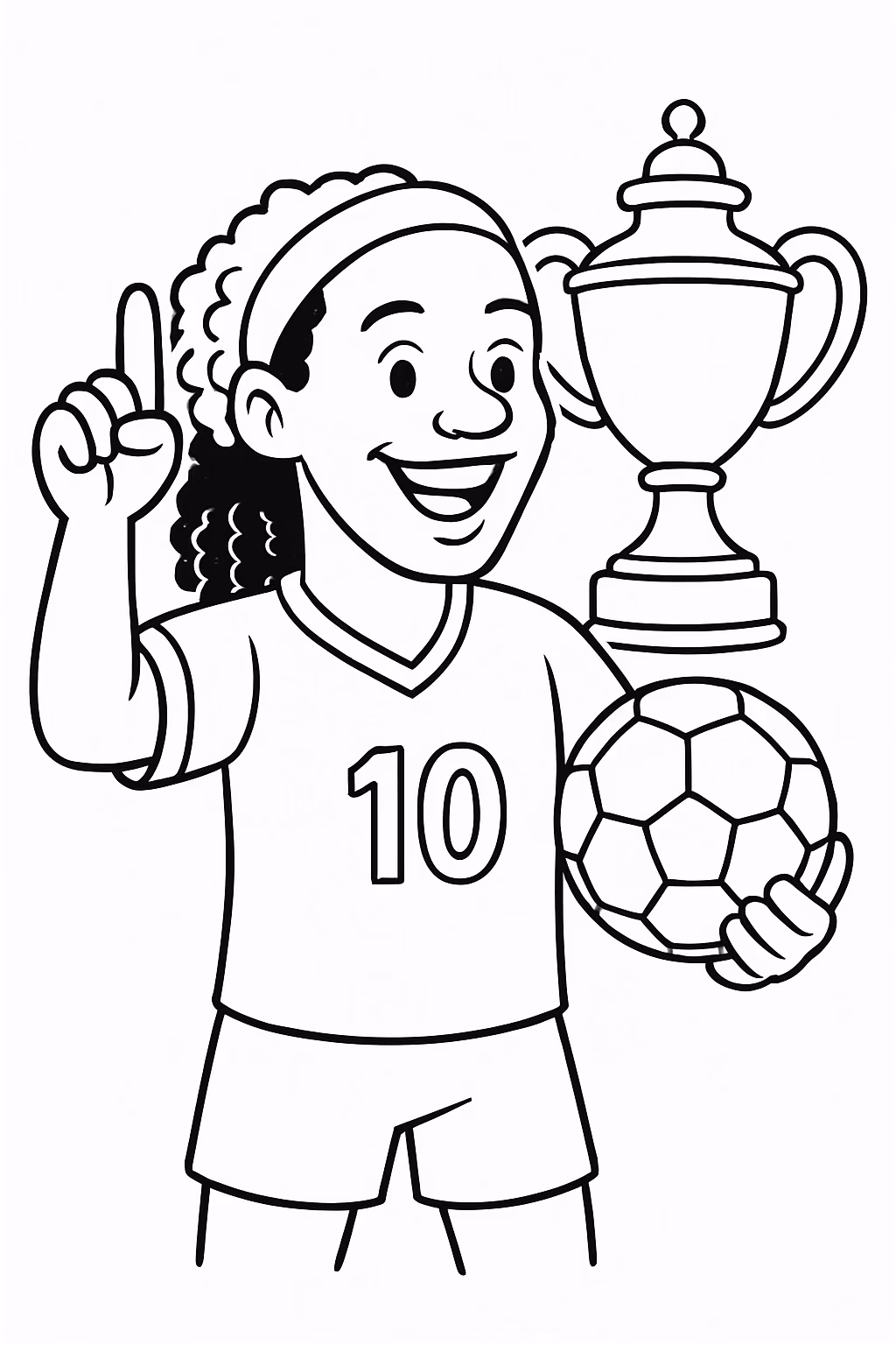 Ronaldinho gaucho copa do mundo para colorir — desenho para imprimir