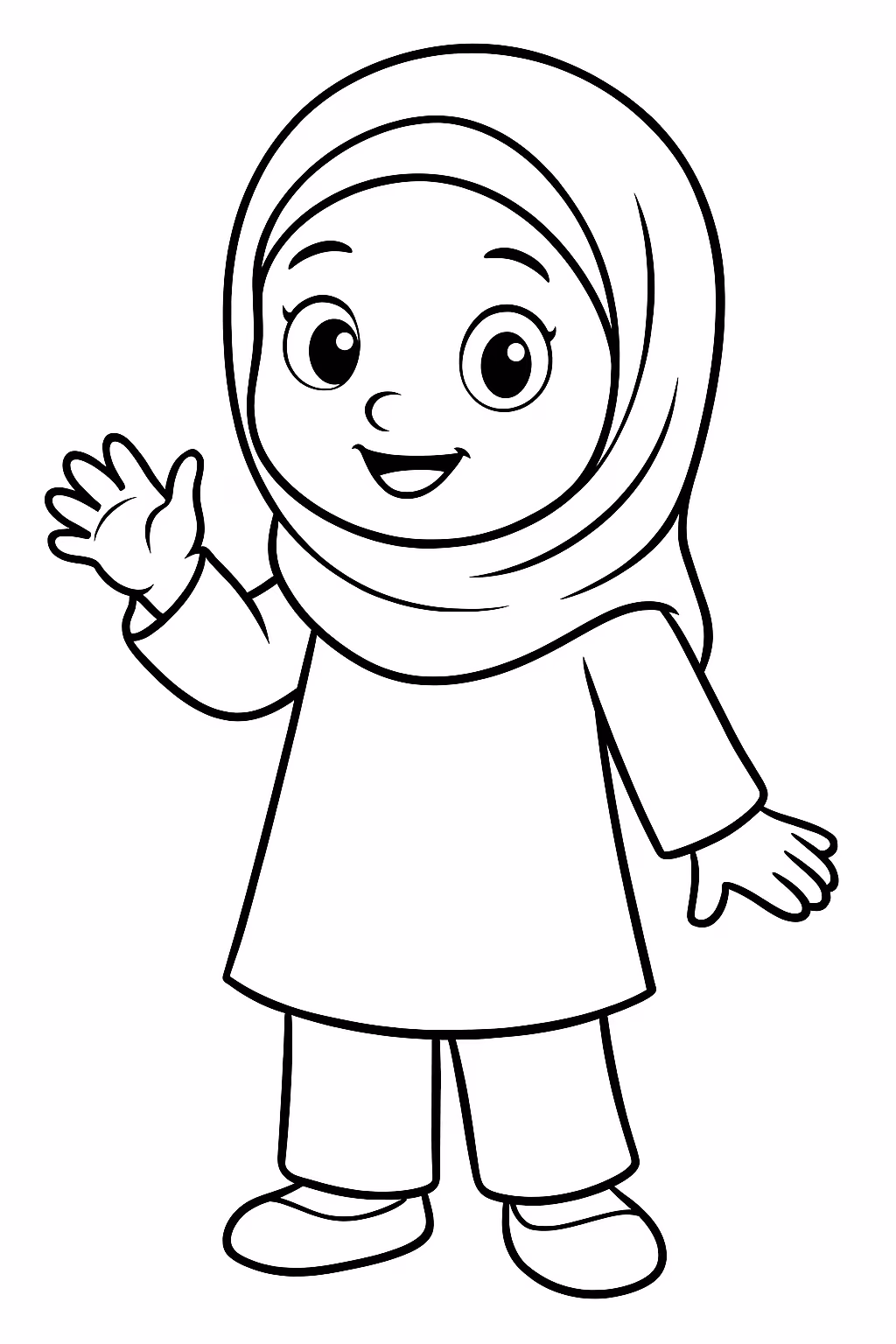 Rumi para colorir — desenho para imprimir