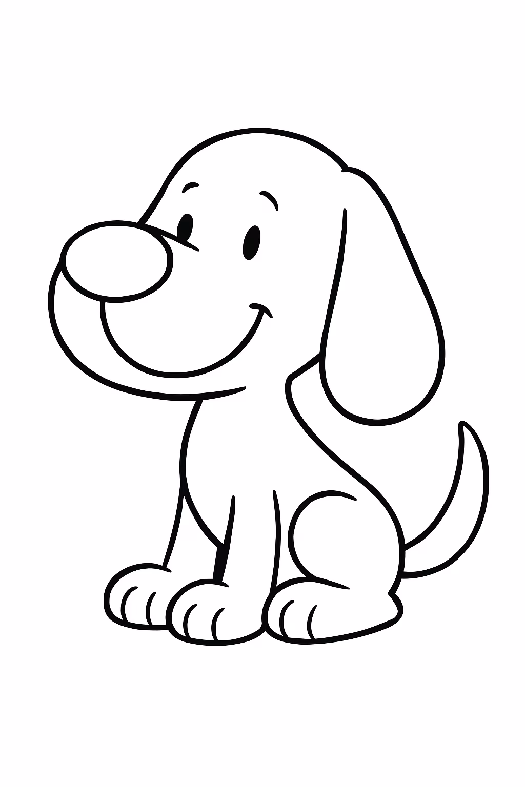 Snoppy para colorir — desenho para imprimir
