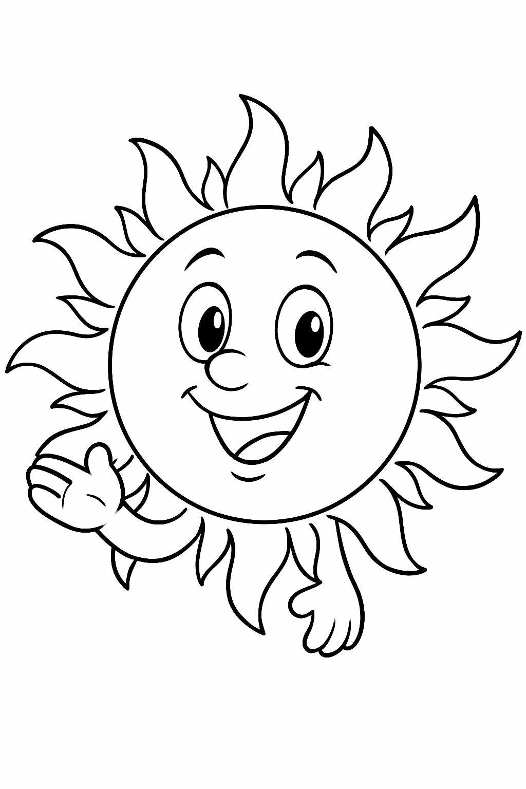 Sunckles para colorir — desenho para imprimir