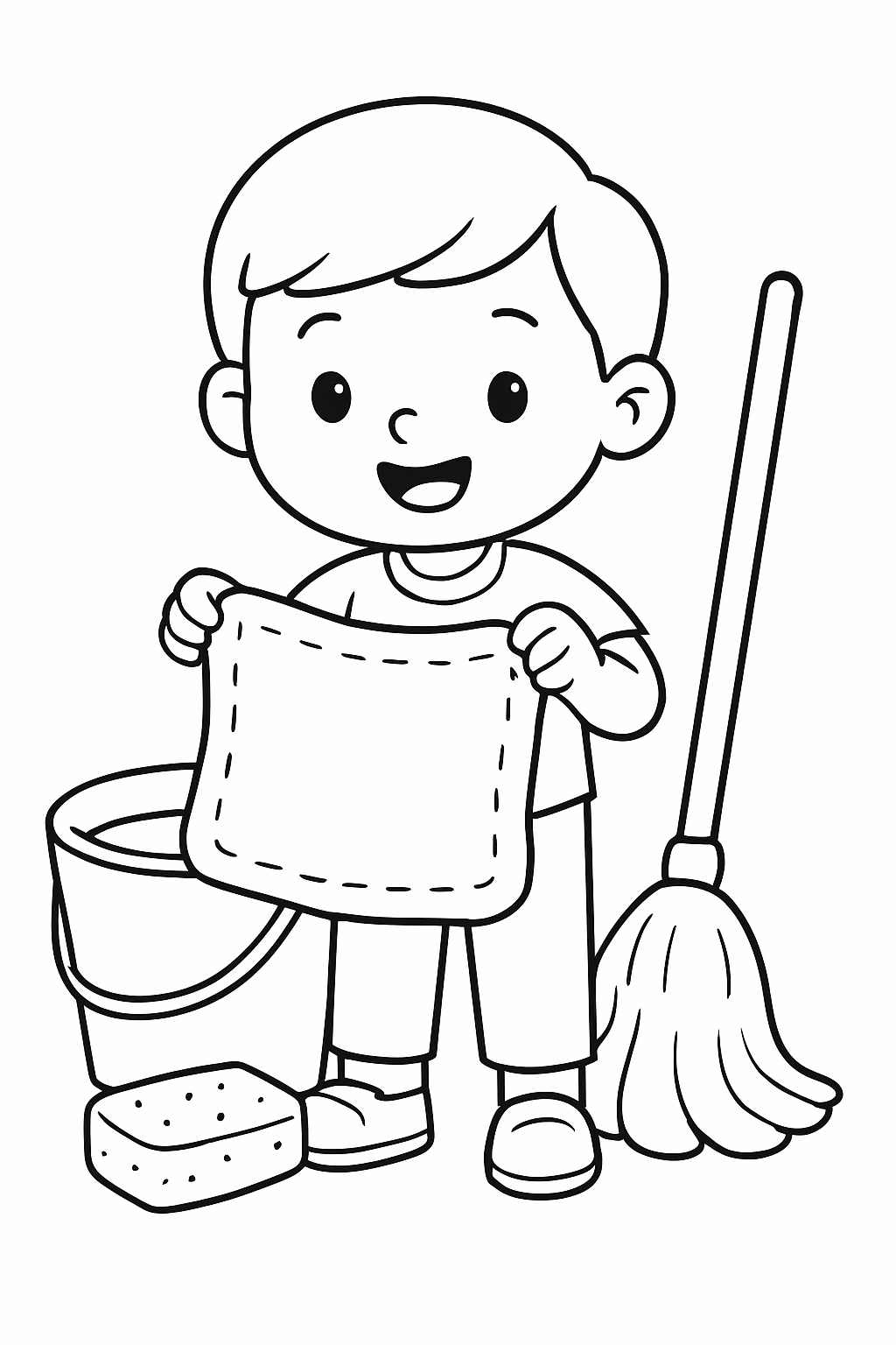 Tarefinhas para colorir — desenho para imprimir