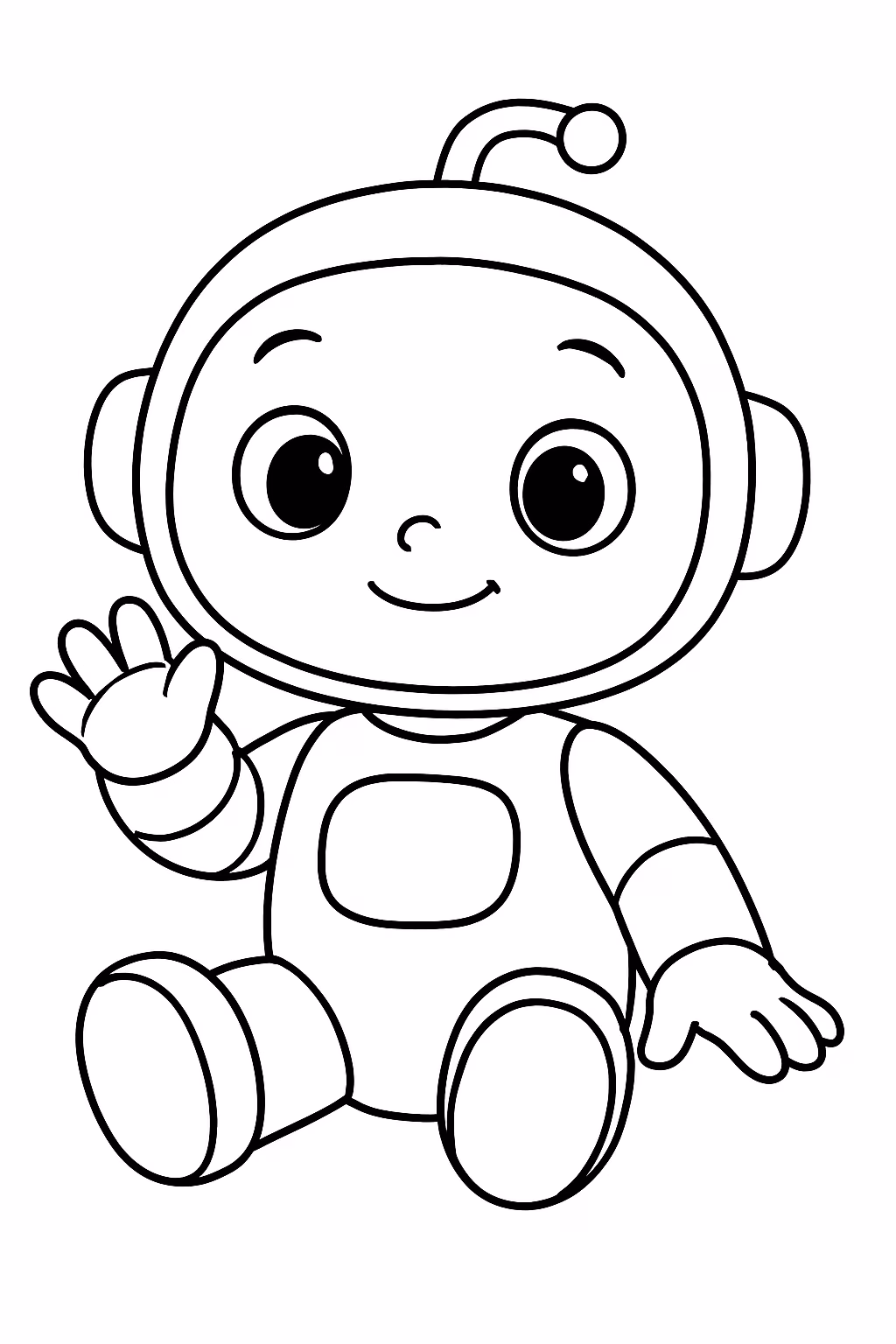 Voide bebe para colorir — desenho para imprimir