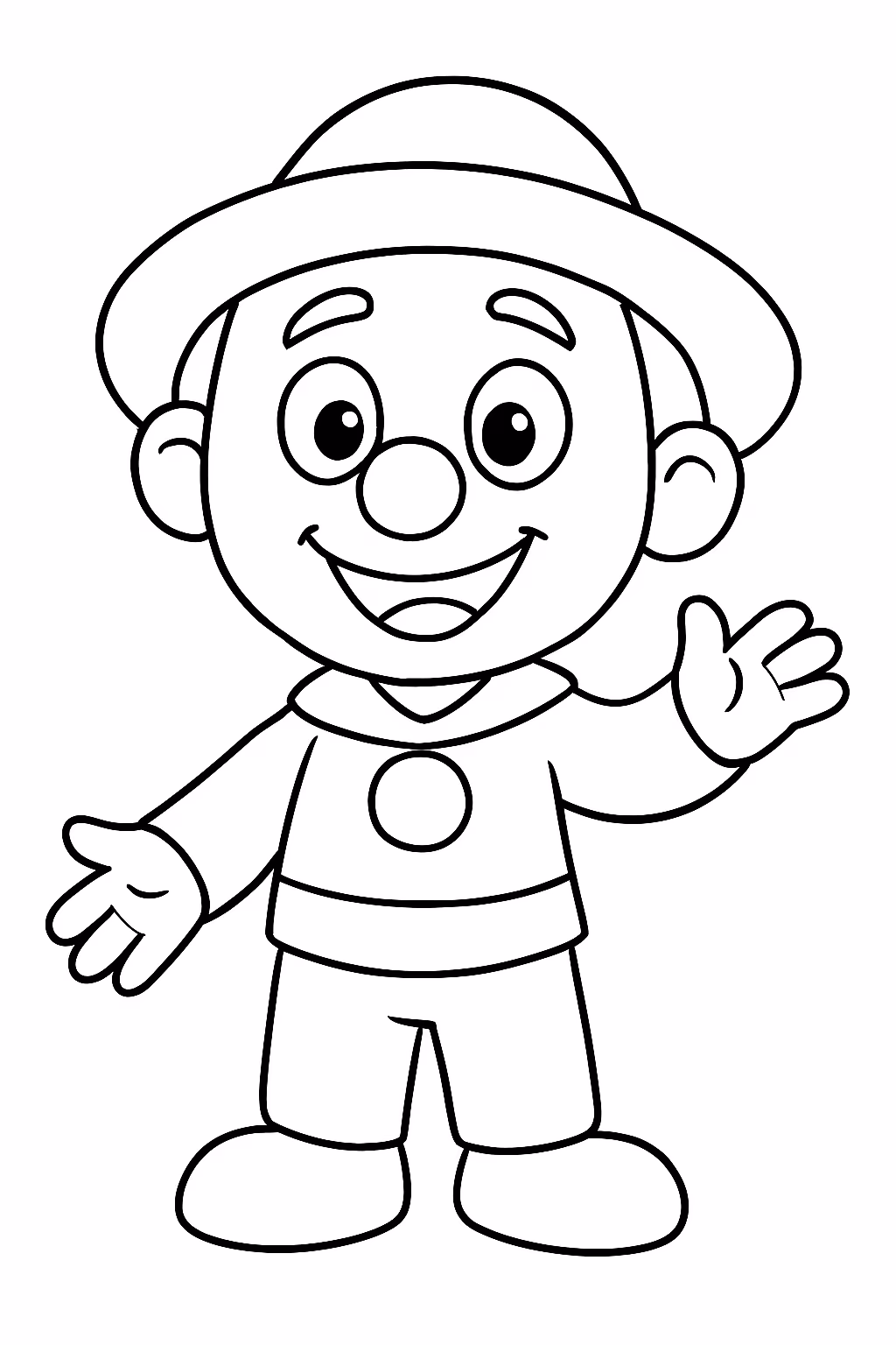 Volto logo para colorir — desenho para imprimir