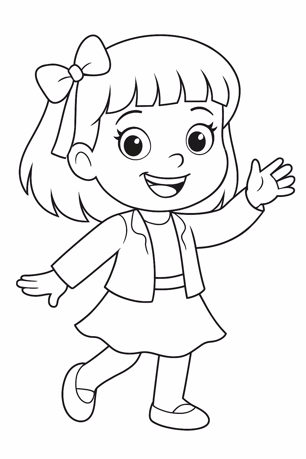 Xou da xuxa para colorir — desenho para imprimir