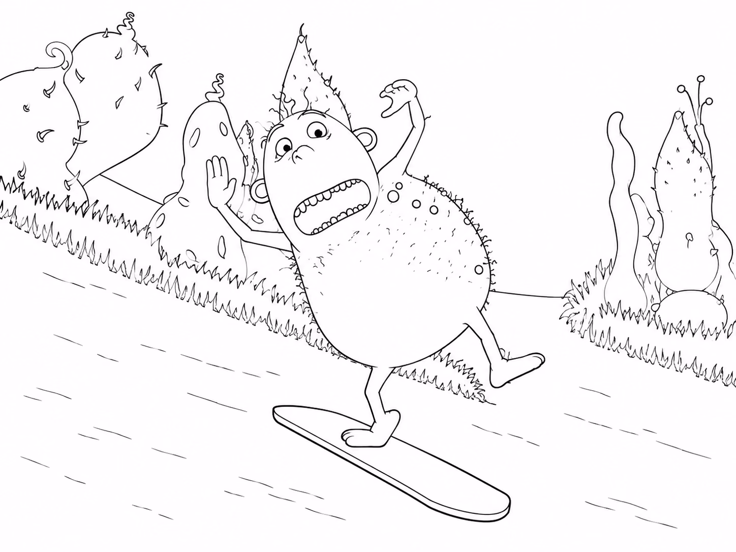 Godofredo para colorir — desenho para imprimir