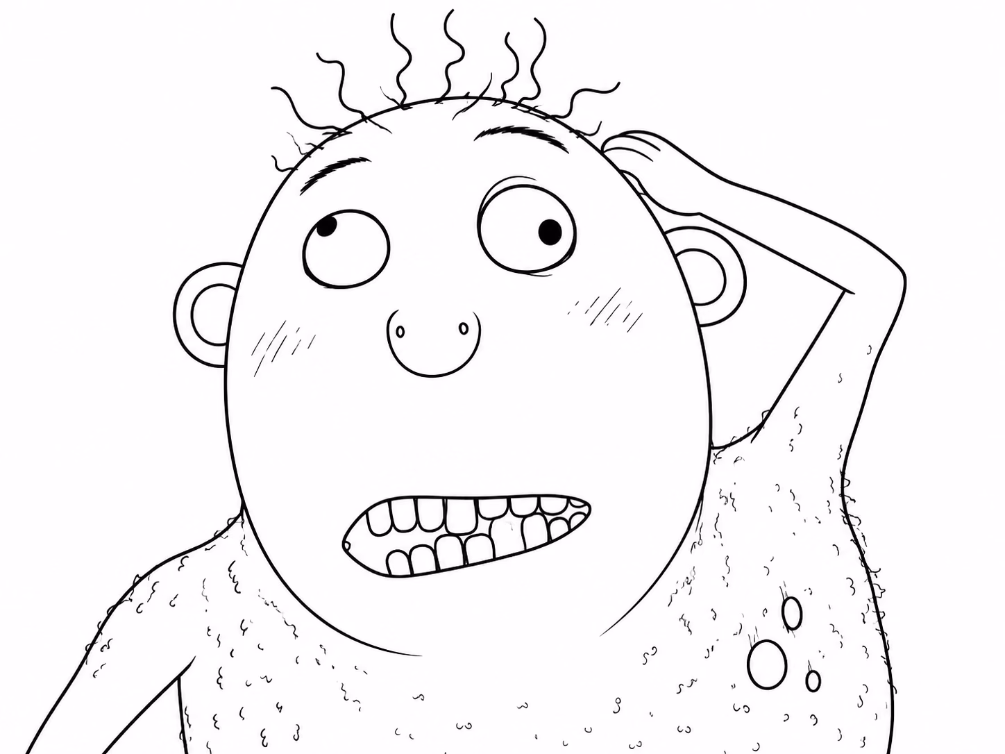 Godofredo para colorir — desenho para imprimir