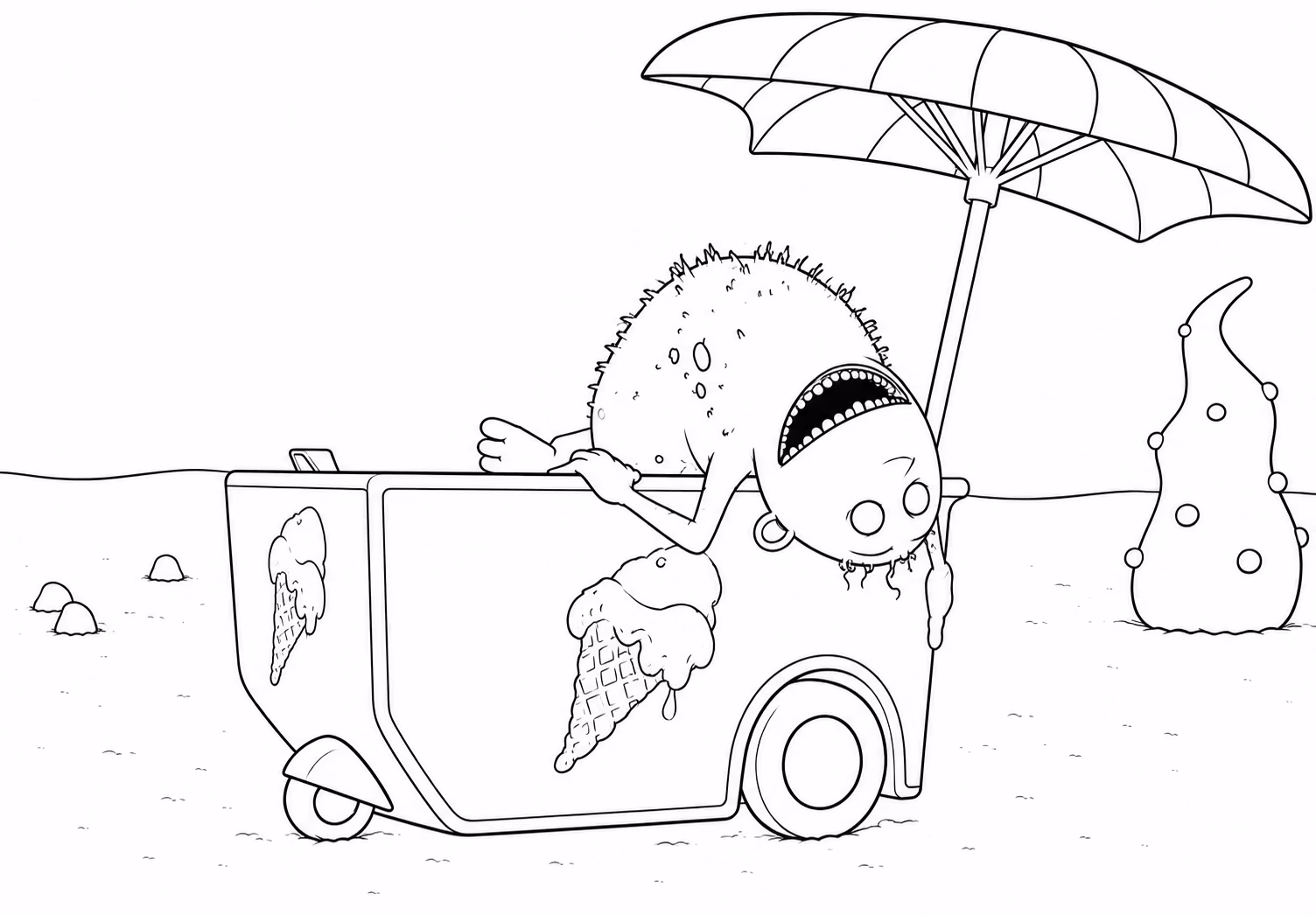 Godofredo para colorir — desenho para imprimir