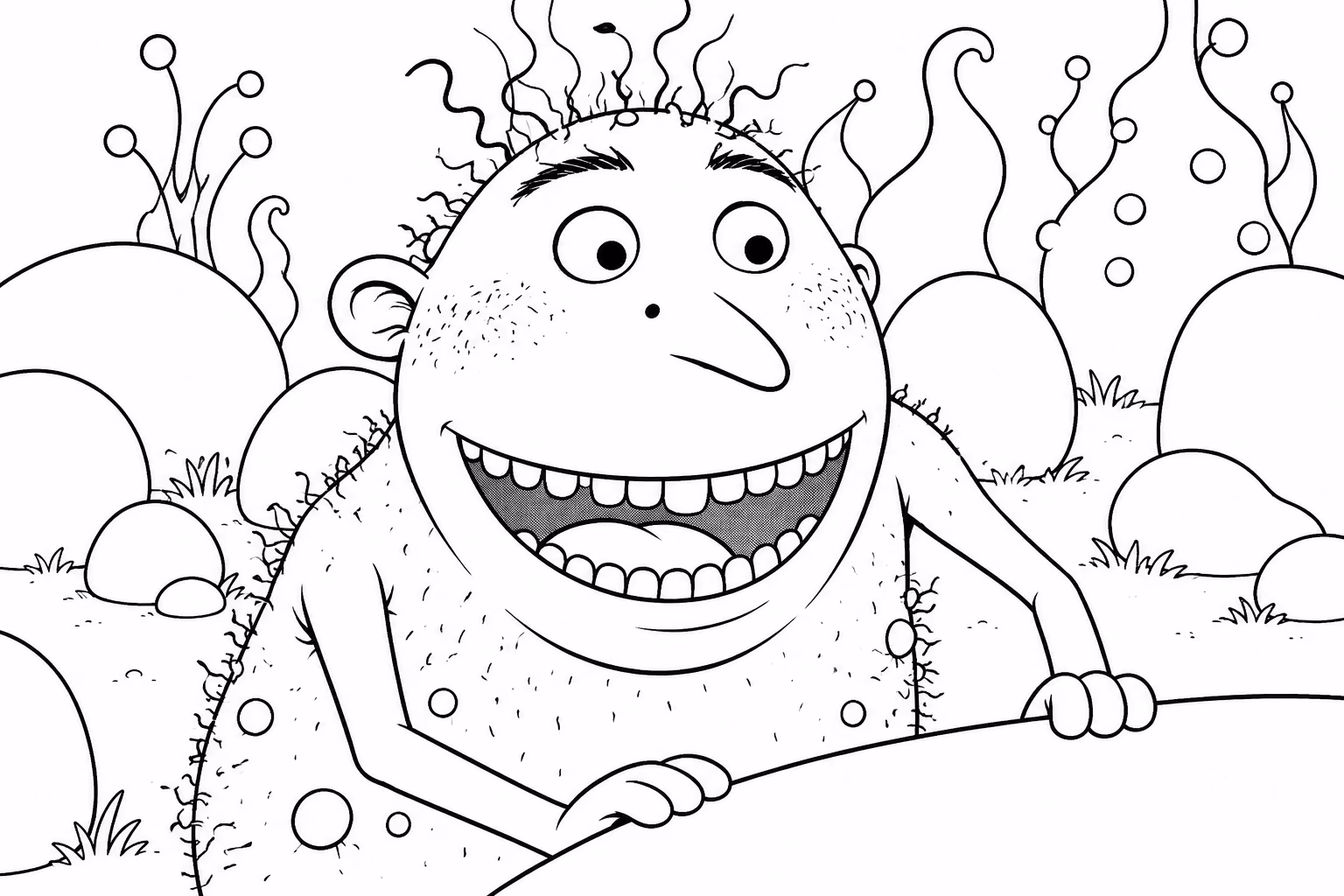 Godofredo para colorir — desenho para imprimir