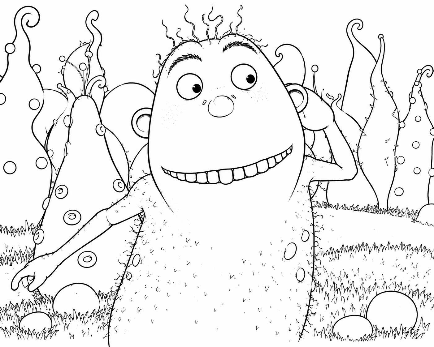 Godofredo para colorir — desenho para imprimir
