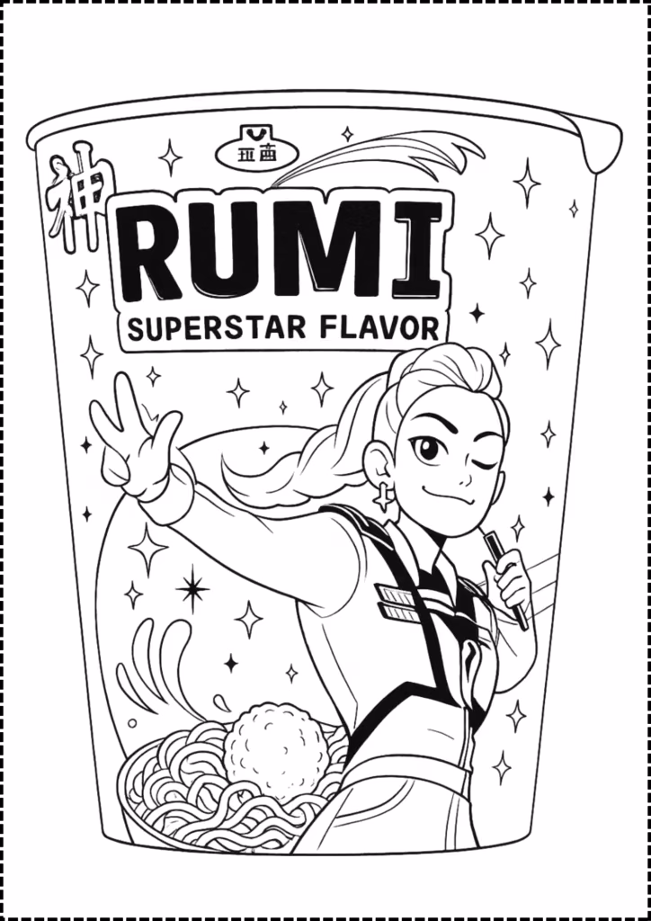 Guerreiras do k pop para colorir — desenho para imprimir