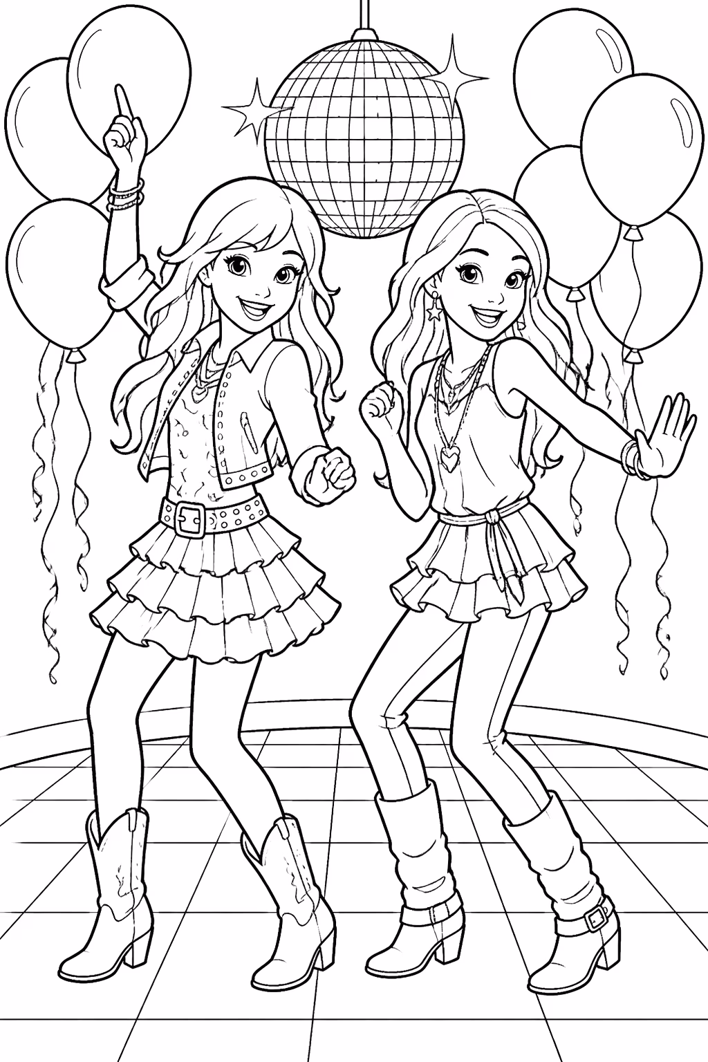 Hannah montana para colorir — desenho para imprimir