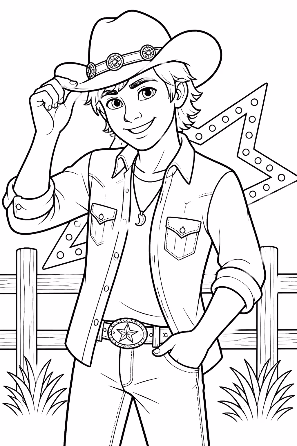 Hannah montana para colorir — desenho para imprimir