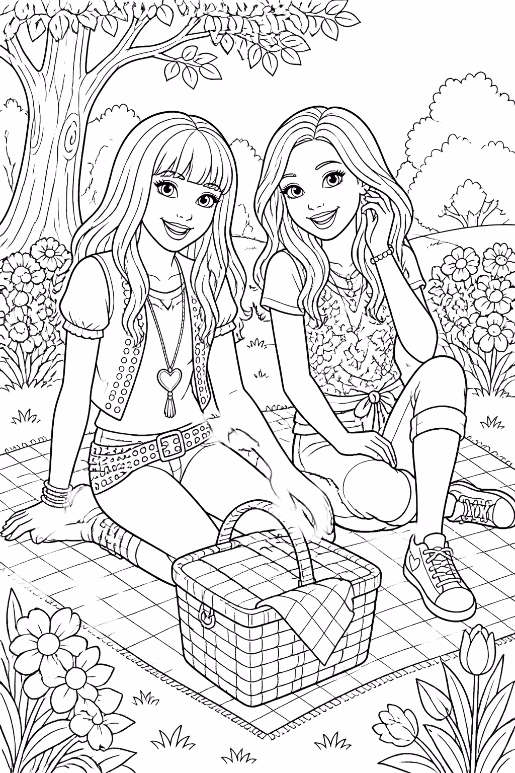 Hannah montana para colorir — desenho para imprimir