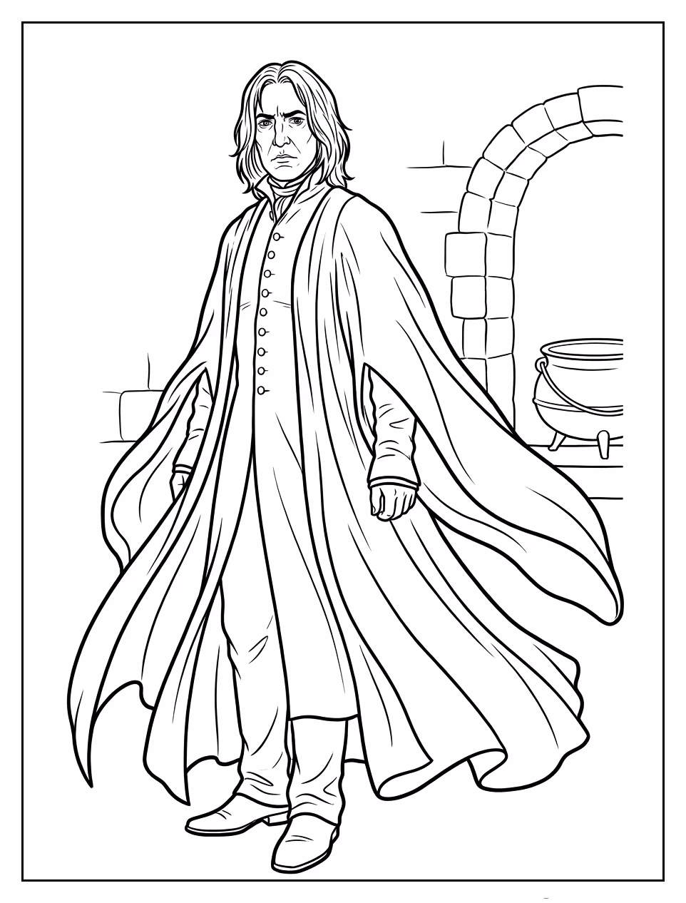 Harry potter para colorir — desenho para imprimir