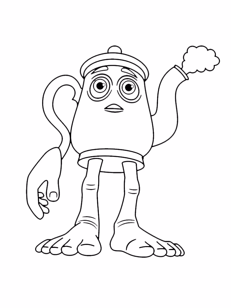 Italian brainrot para colorir — desenho para imprimir