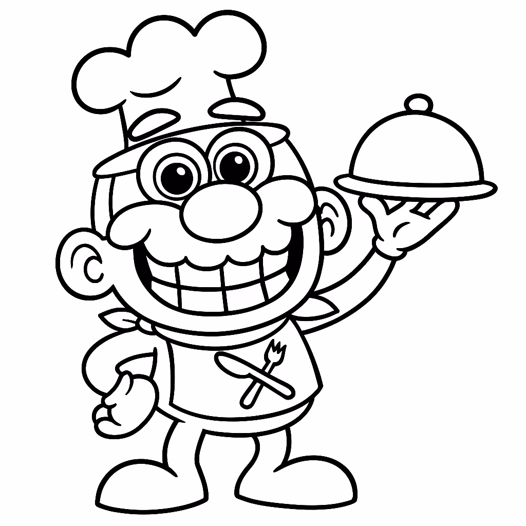 Jose comilao para colorir — desenho para imprimir