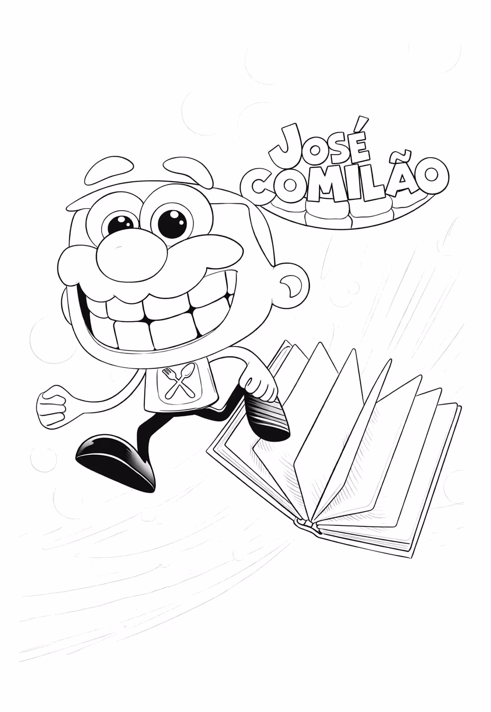 Jose comilao para colorir — desenho para imprimir