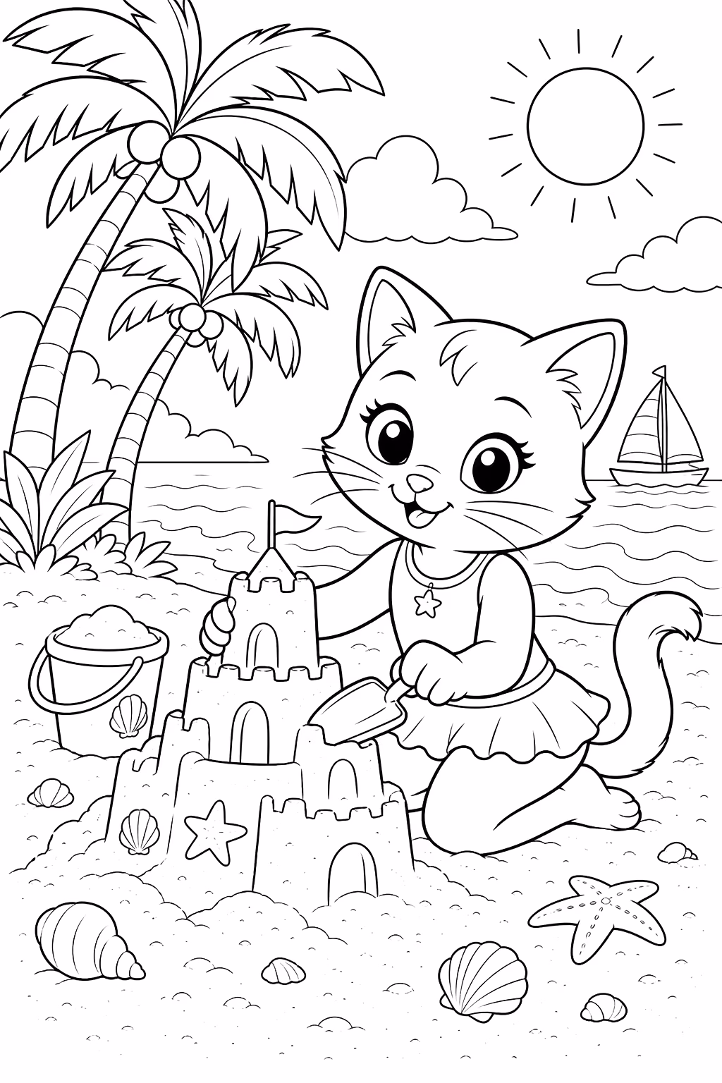 Katseye para colorir — desenho para imprimir