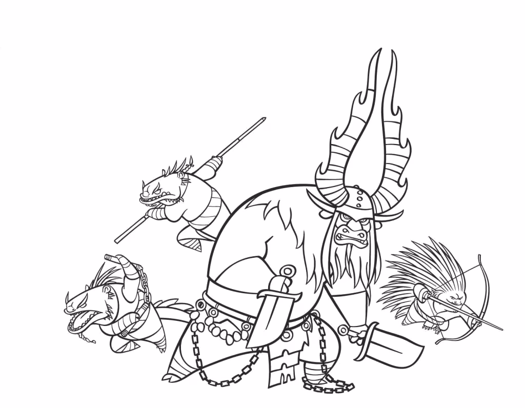 Kung fu panda para colorir — desenho para imprimir