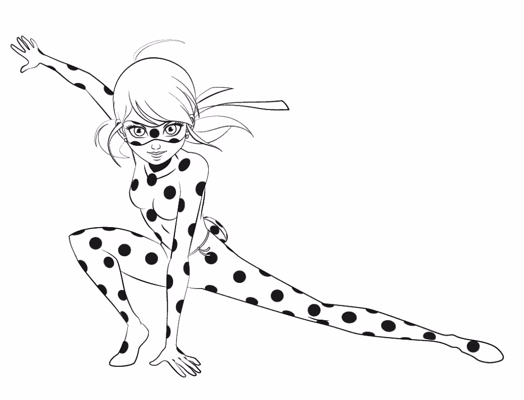 Ladybug para colorir — desenho para imprimir