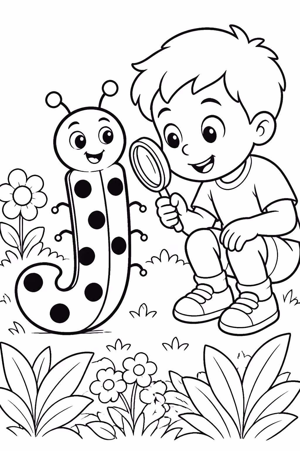 Letras alfabeto para colorir — desenho para imprimir