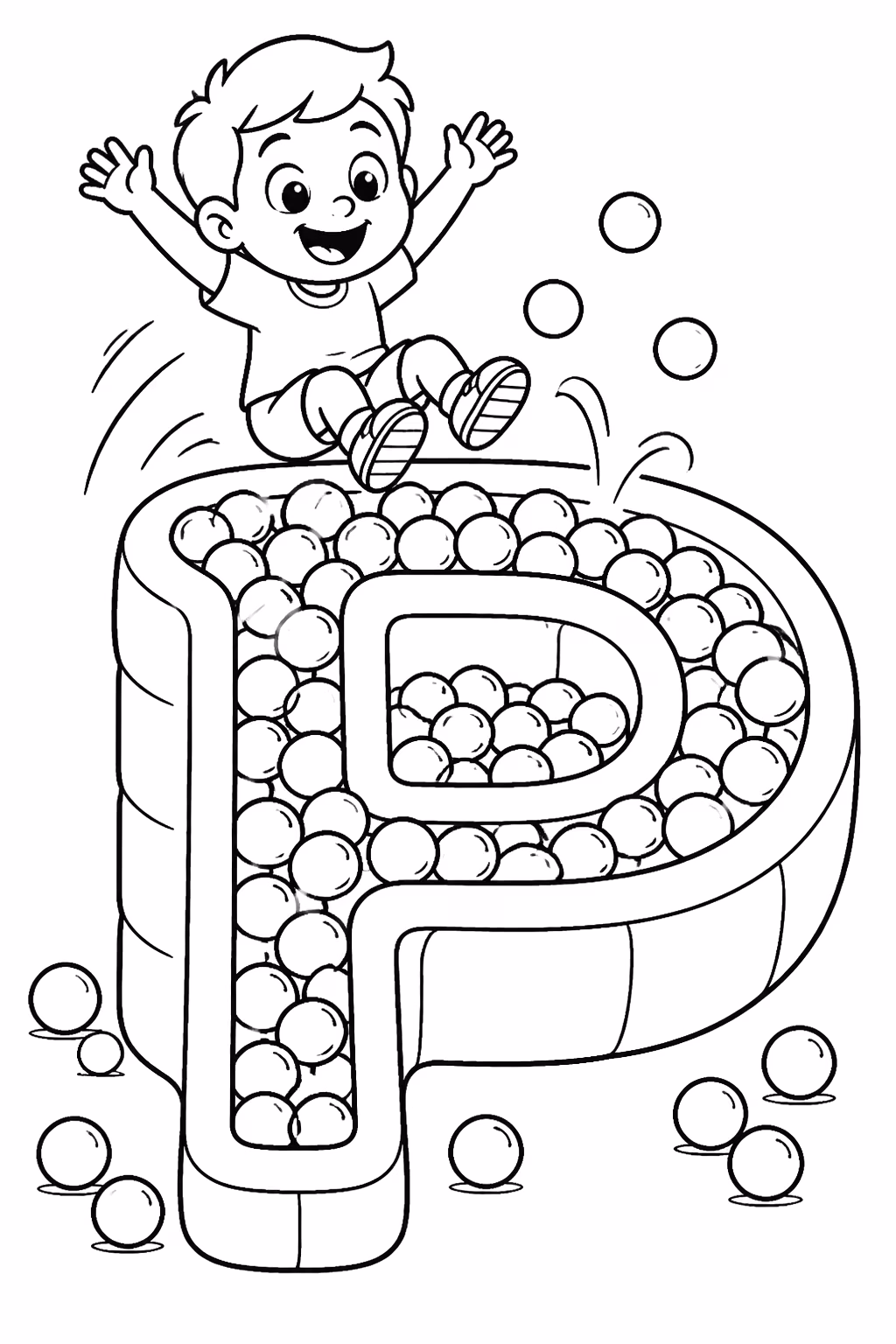 Letras alfabeto para colorir — desenho para imprimir