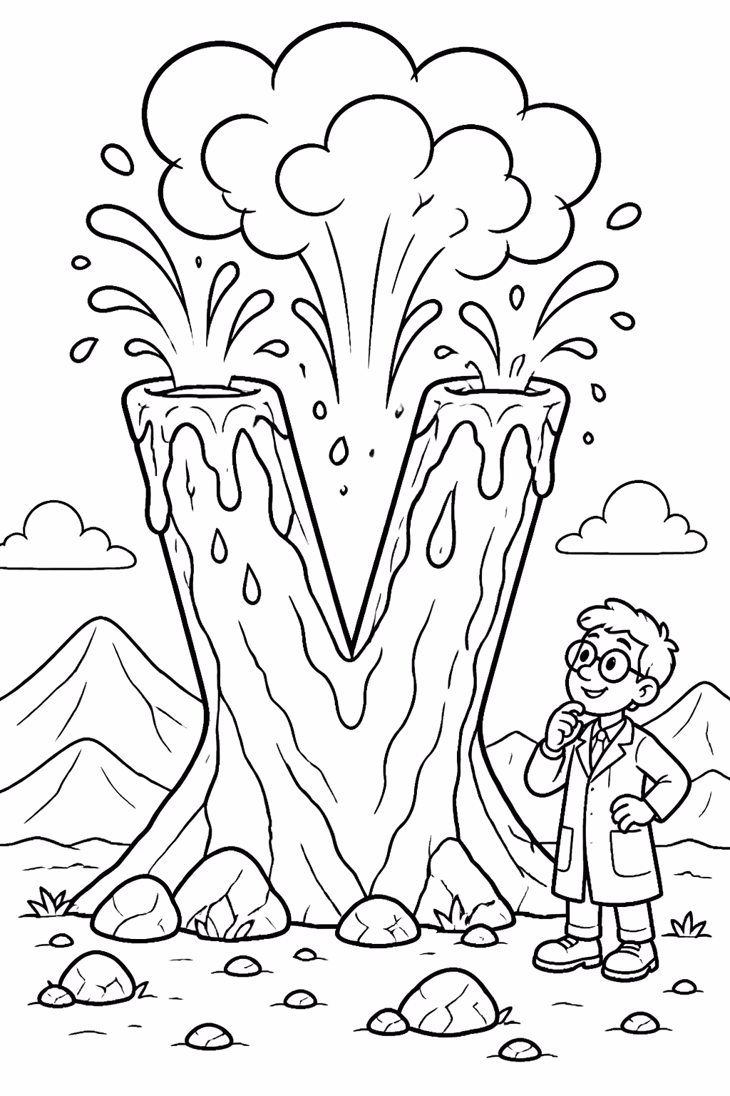 Letras alfabeto para colorir — desenho para imprimir