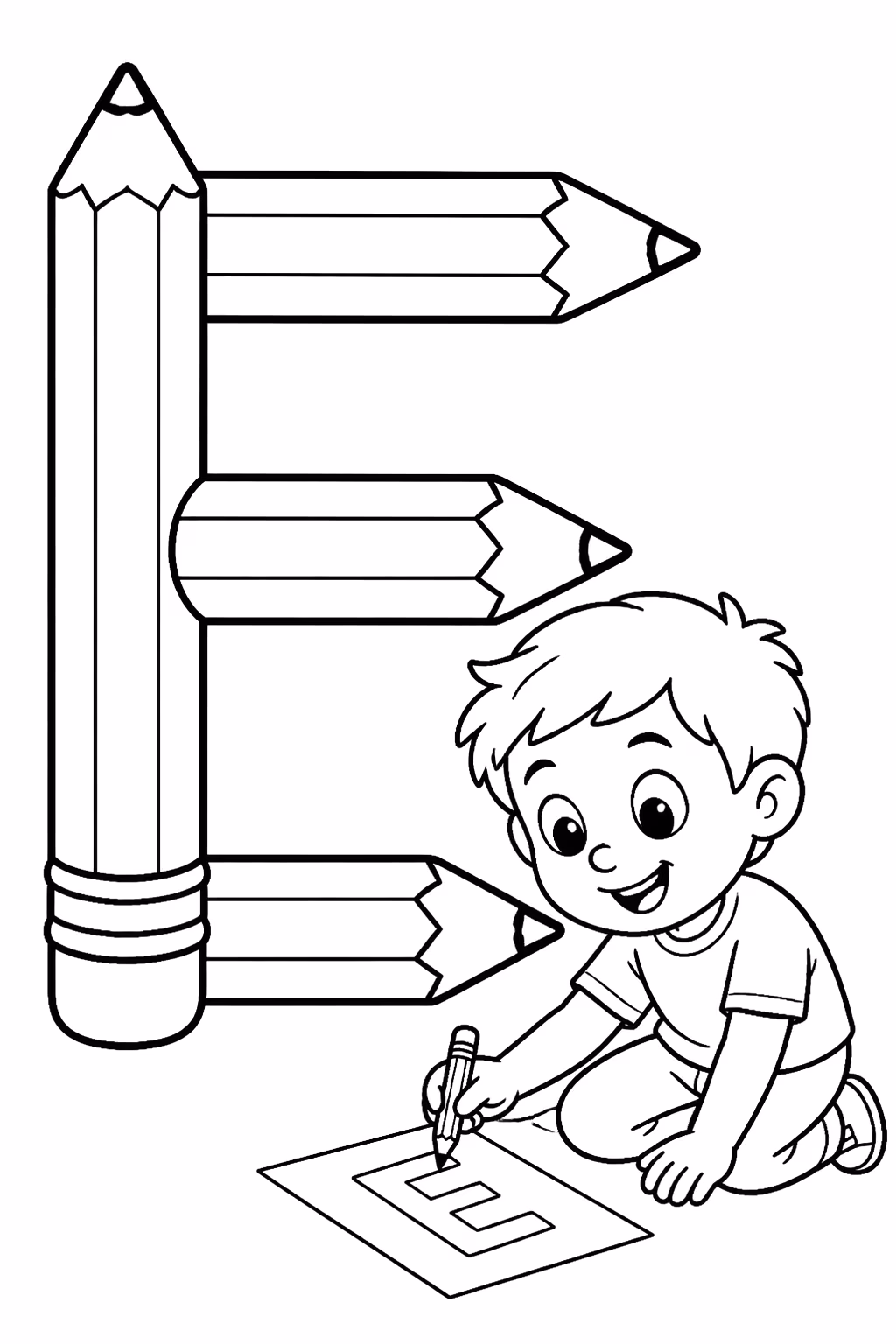 Letras alfabeto para colorir — desenho para imprimir