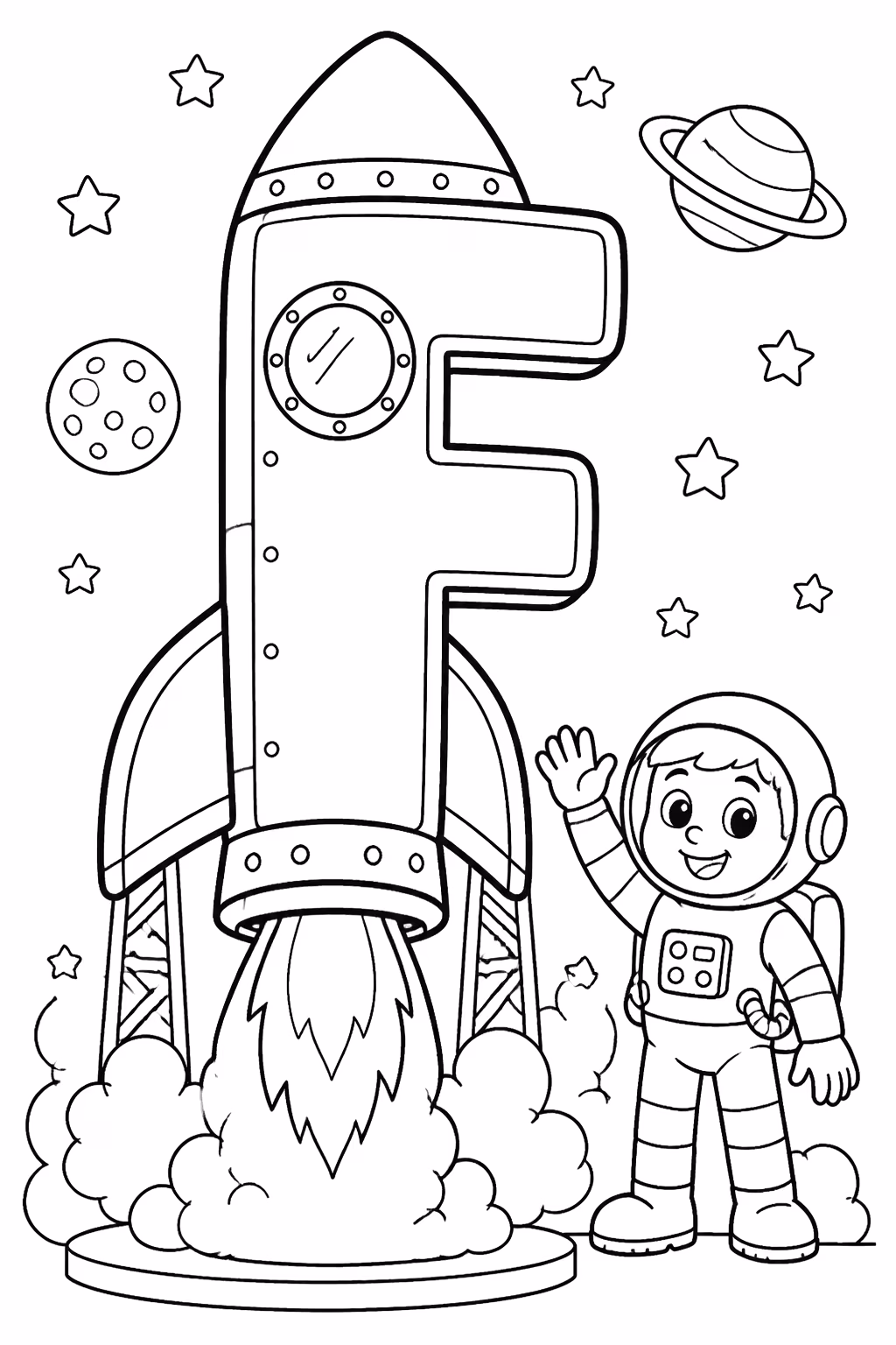 Letras alfabeto para colorir — desenho para imprimir