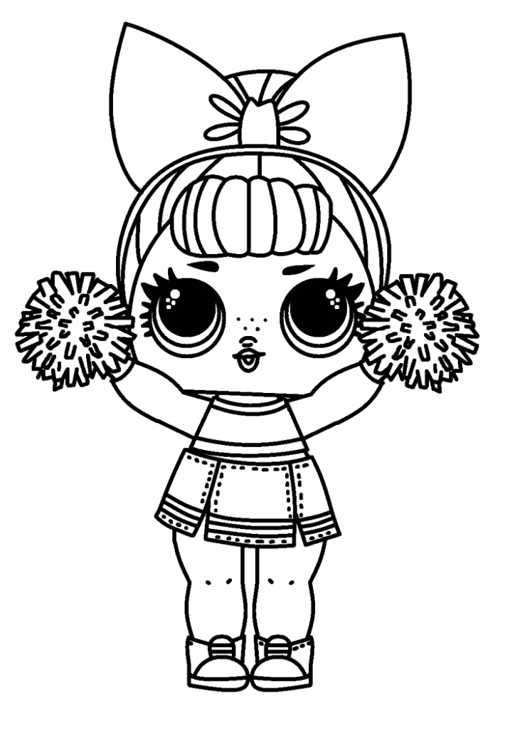 Lol surprise para colorir — desenho para imprimir