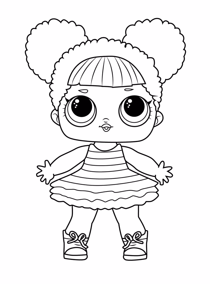 Lol surprise para colorir — desenho para imprimir