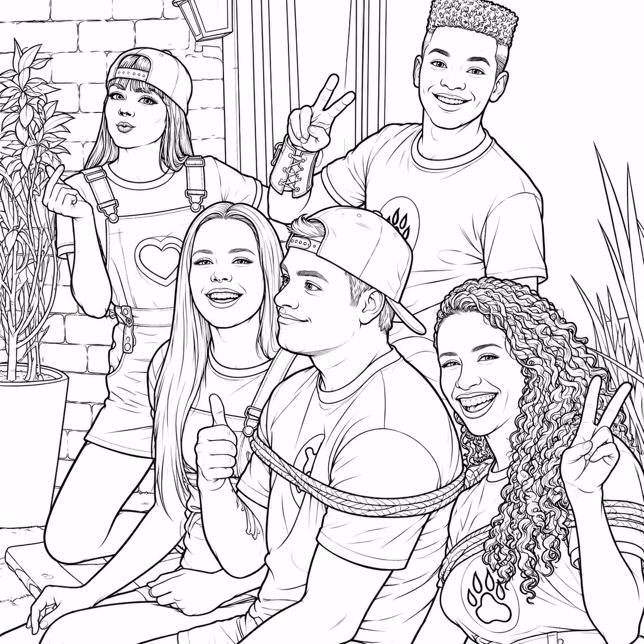 Luccas para colorir — desenho para imprimir