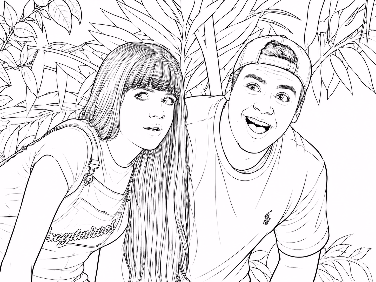 Luccas para colorir — desenho para imprimir