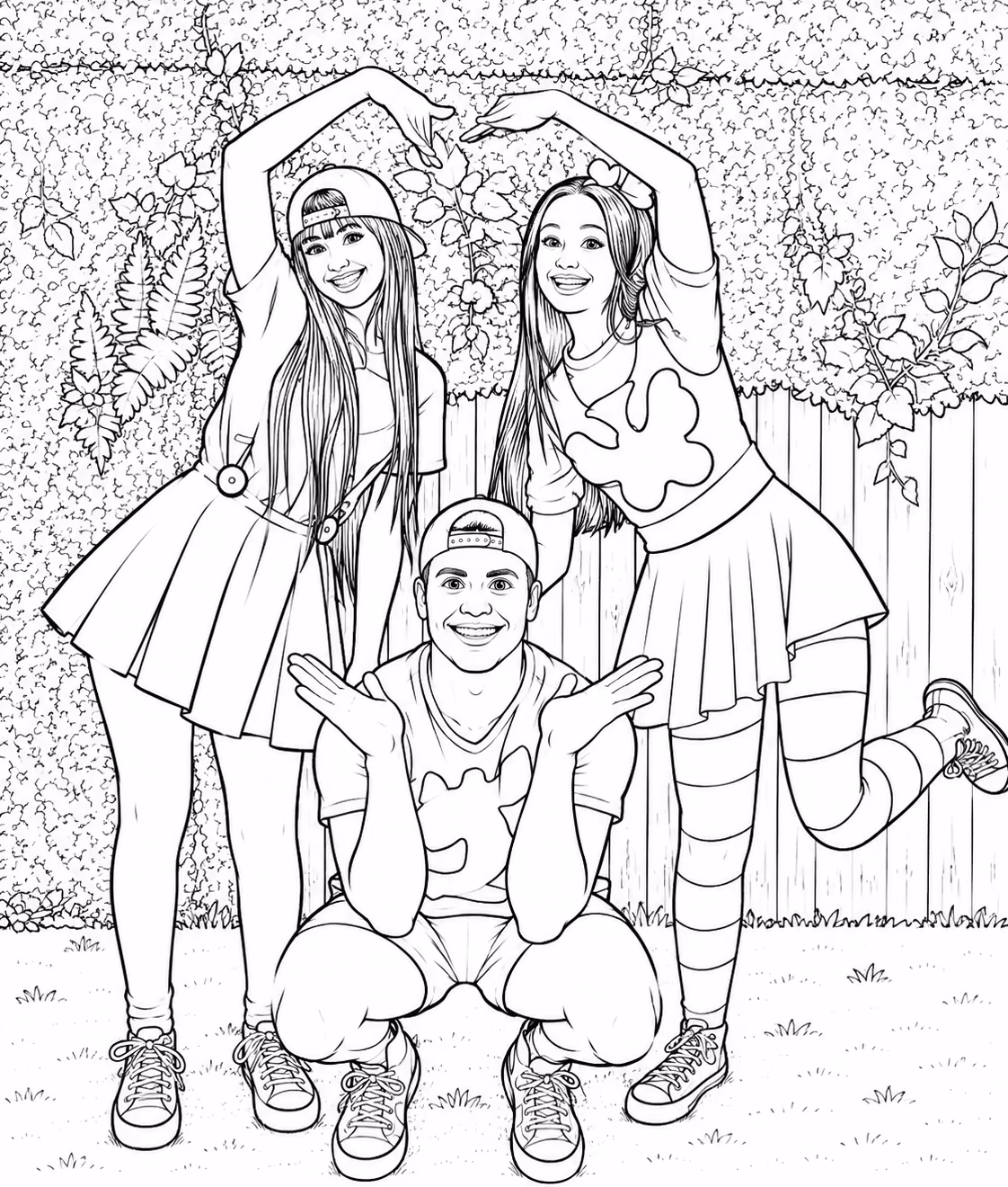 Luccas para colorir — desenho para imprimir